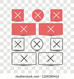 Set of buttons-close.