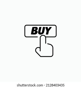 Set von Kauf- und Verkaufssymbole, geeignet für Marketing, Logos, Symbole, Anwendungen, elektronische Geräte.