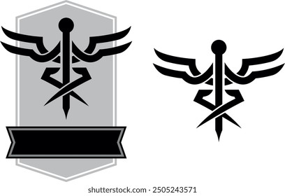 a set of caduceus icons