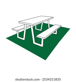 set of cafe tables and chairs vector illustration symbol design