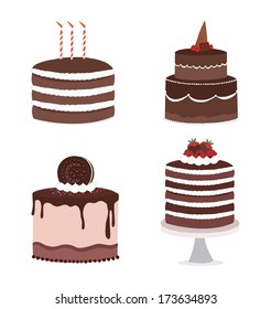 Set of Cake icons