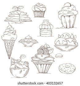 set of cakes which can me used for decoration