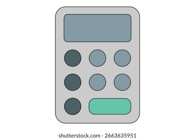 Set of calculator icons Vector. Calculator icons set line and glyph vector icon. vector illustration-simple illustration of calculator, perfect for calculator logos and icons eps 10
