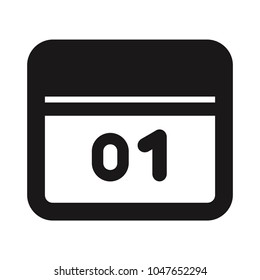 Set Of Calendar Minimalist Icon Vector Ready To Use