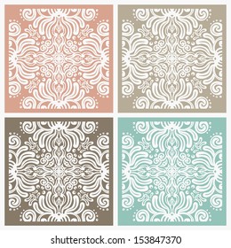 Set Of Calligraphic Vintage Elements For Design. 