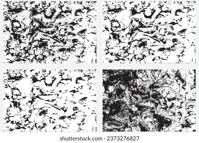 Set of calligraphy education and school pages overlays design. Ancient blank dirty parchment paper textures set, old weathered burnt textured paper. Dusty particles paper for writing and book making.