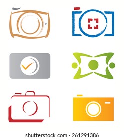 Set of Camera Photograph Icons
