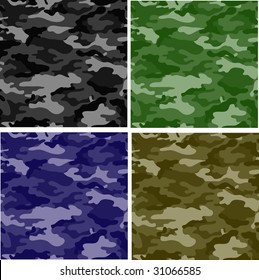 Set Camouflages Stock Vector (Royalty Free) 31066585 | Shutterstock