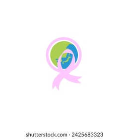 set of cancer surgery icon vector awareness