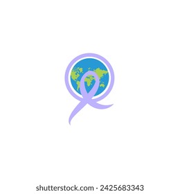 set of cancer surgery icon vector awareness