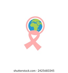 set of cancer surgery icon vector awareness