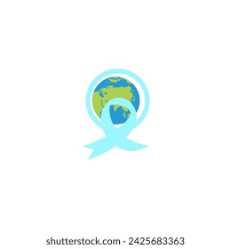 set of cancer surgery icon vector awareness