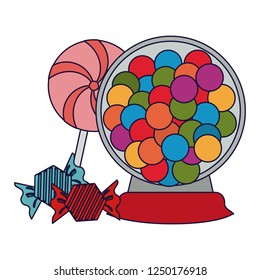 Set of candies