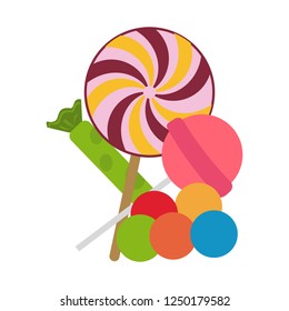 Set of candies