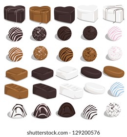 set of candies
