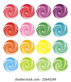 Set of candy
