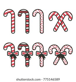 Set of Candy for christmas