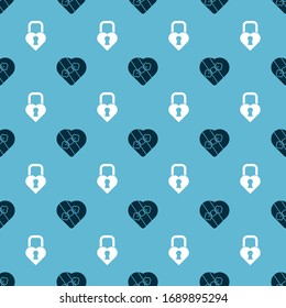 Set Candy in heart shaped box and Castle in the shape of a heart on seamless pattern. Vector