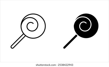 Set of Candy icon symbol. vector illustration on white background