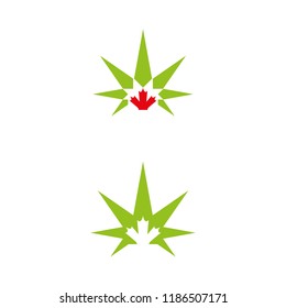 a set of cannabis icons