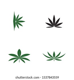 Set Cannabis Logo Template vector symbol nature