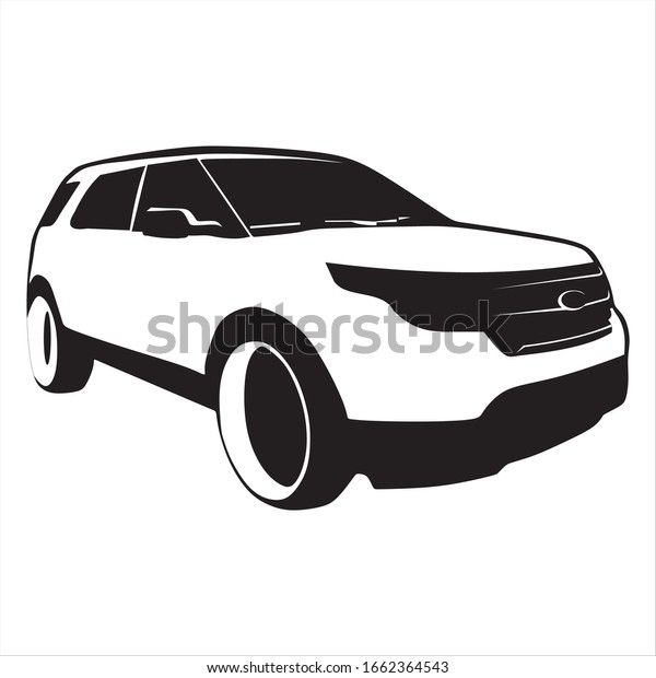 Set of Car\
Icon Designs. Car type icon. Vector illustration of black isolated\
on a white background with a\
shadow.