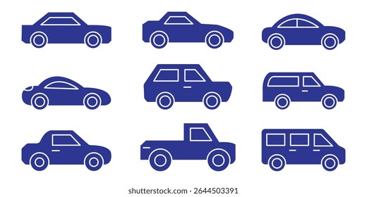 set of car icon. car symbol.