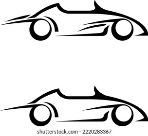 a set of car icons