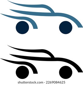 eine Reihe von Autosymbolen