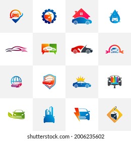 Set of Car logo vector template, Creative Car logo design concepts