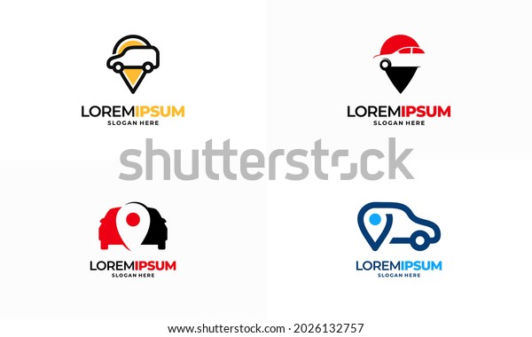 Set Car Shop Logo Template Design Stock Vector (Royalty Free ...