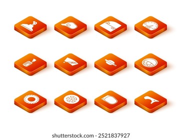 Set Autoreifen, Rad, Gangschaltung, Scheibenwischer, Spiegel, Türgriff, Kotflügel und Lenksymbol. Vektorgrafik