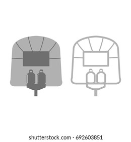 A set of caravan icons