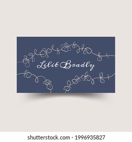 Juego de cartas con línea de arte y brunch. Concepto de ornamento de boda. Afiche floral, invitación. Tarjeta de saludo decorativa vectorial, fondo de diseño de invitación