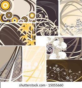 Juego de tarjetas Beige