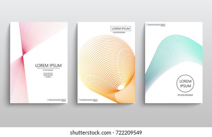 Conjunto de cartas com cores liquido de mistura. Design abstrato futurista. Utilizável para banners, capas, layout e cartazes. Vetor