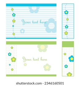 Juego de tarjetas y etiquetas de regalo
