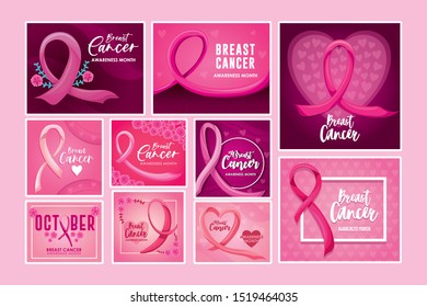 set of cards with label breast cancer