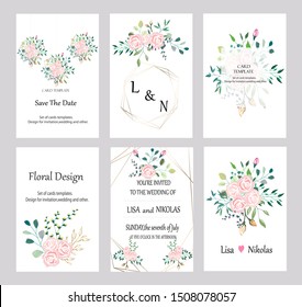 Floral Banner Collection Organic Shop Vector Stock Vector (Royalty Free ...