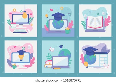set cards school education online image set cards school education online image