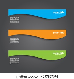 set of cards / text box
