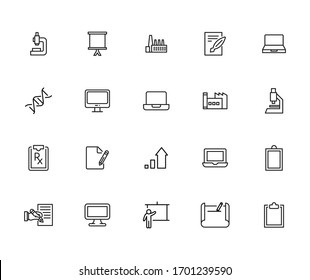 Set of career related vector line icons. Premium linear symbols pack. Vector illustration isolated on a white background. Web symbols for web sites and mobile app. Trendy design. 