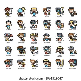 Conjunto de iconos perfectos de línea delgada y píxel para cualquier proyecto web y de aplicación. 