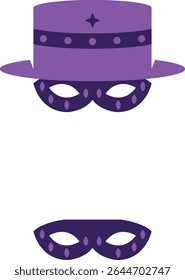 a set of carnival mask icons