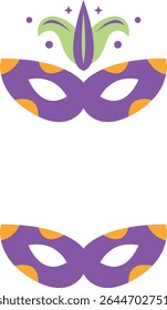 a set of carnival mask icons