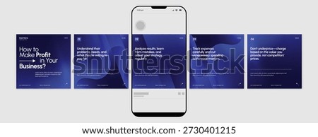 Set of Carousel Post, editable social media carousel post, modern and creative business carousel post