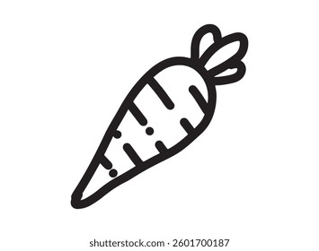 Set of an Carrot Fresh Vegetables Icon