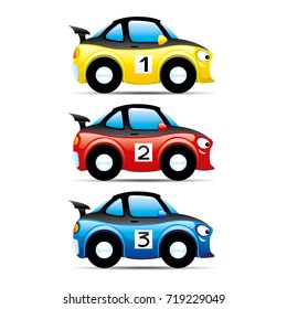 Set of cars.