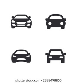 Satz von Autos Symbol Vektorgrafik