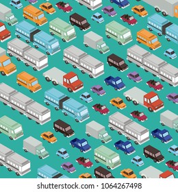 set cars isometrics proy pattern